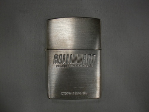 三菱 RALLI ART シルバー zippo（MITSUBISHI (ミツビシ) モデル